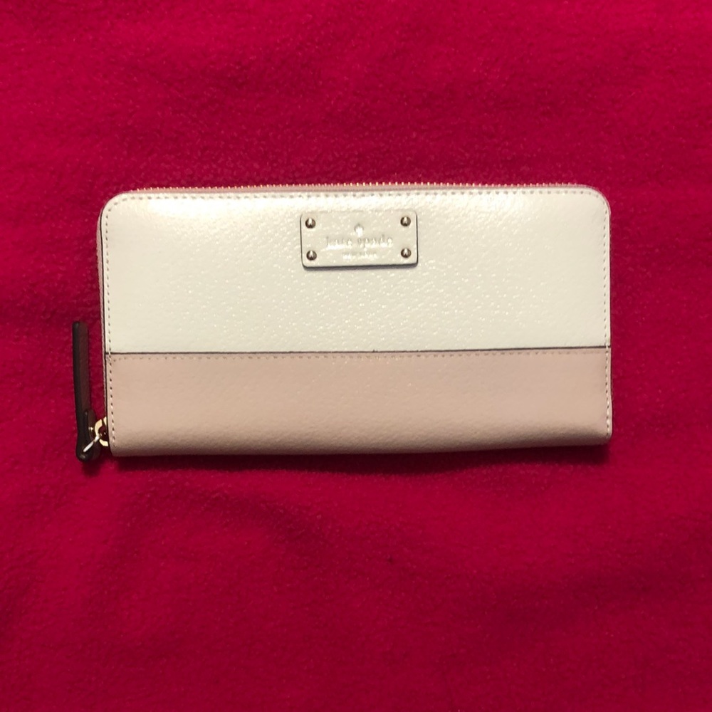 Kate Spade large zip around wallet